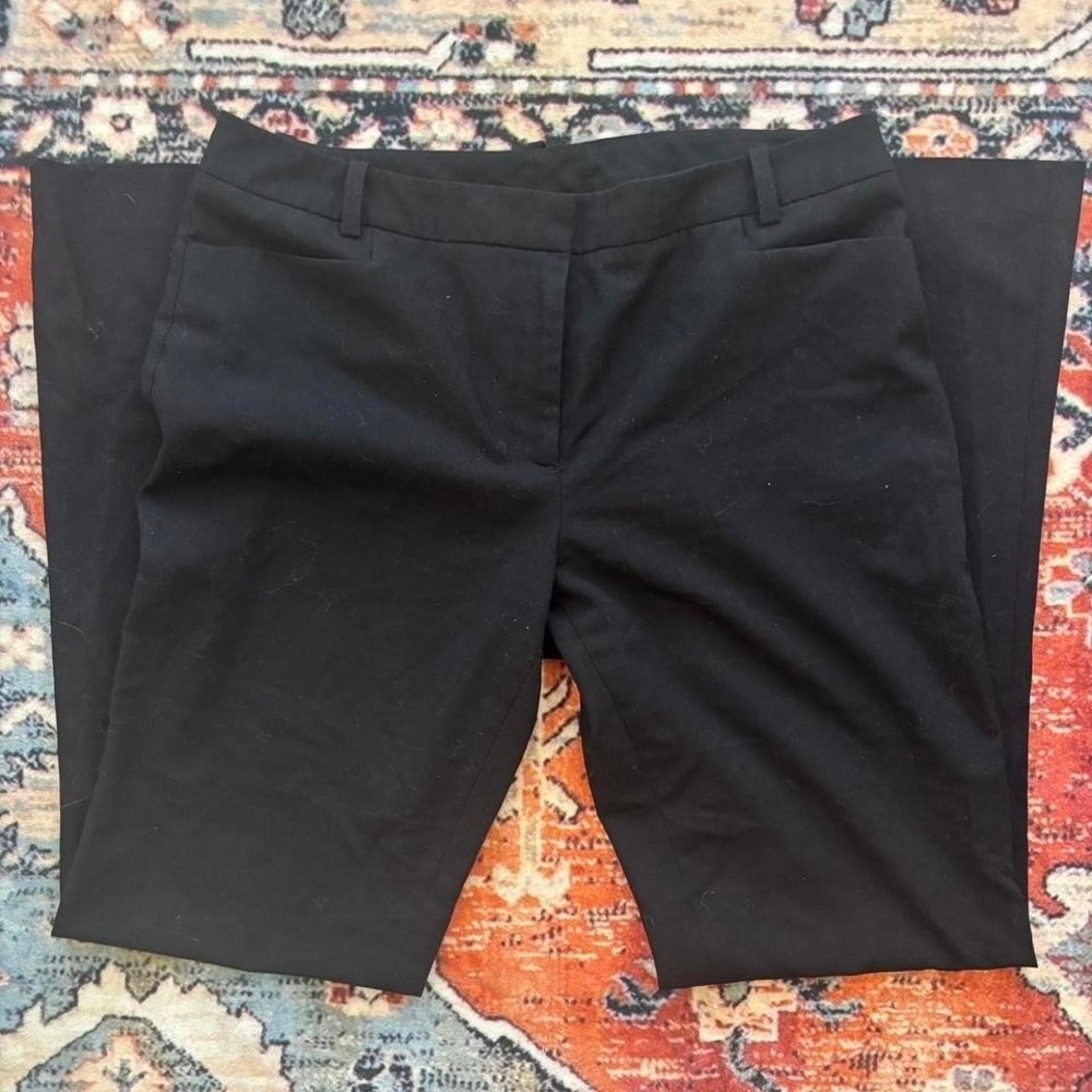 DKNY black straight leg dress pants